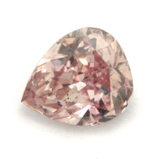 Certified Fancy Purplish Pink Loose Natural Diamond Pear Intense Color