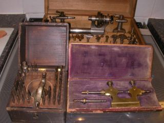 Lorch Triumph Watchmakers Lathe with Collets ect stakingl Jacot tools