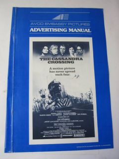 1976 Movie Pressbook The Cassandra Crossing Loren OJ