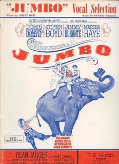Jumbo Vocal Selections by Richard Rodgers and Lorenz Hart