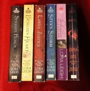 Lot of 6 Lora Leigh Books Breeds Plus