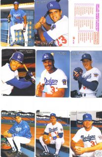 Los Angeles Dodgers 1992 Mothers Cookies Set