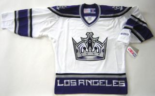 Authentic CCM Los Angeles Kings White Premier Jersey Size Small