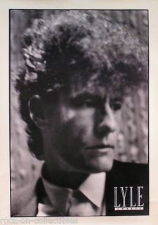 Lyle Lovett 1988 Pontiac Promo Poster