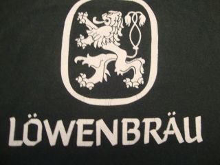 Lowenbrau Beer German Brew Liquor Lions Brew Logo Green T Shirt L