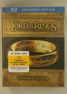 The Lord of the Rings The Motion Picture Trilogy (Blu ray 15 Disc Set