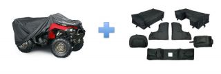 ATV Luggage Kit + Cover   Racks Accessories Honda Kawasaki Suzuki Quad