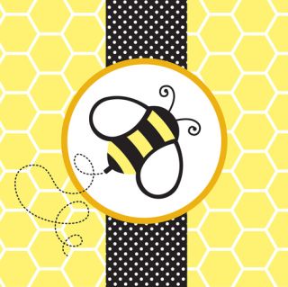 Bumble Bee Buzz Luncheon Napkins Party Supplies