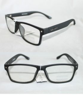 Louis V Eyewear Paris Nerd Clear Glasses small Mens Wayfarer flat