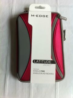 Edge Latitude  Kindle 3 Keyboard Kindle Fire Red Grey Jacket