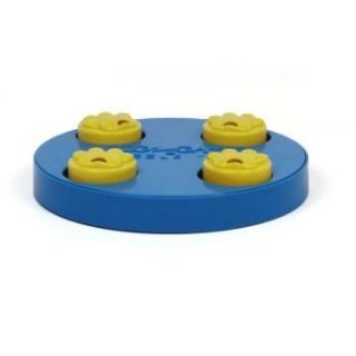 Kyjen Dog Games Treat Wheel Puzzle Interactive Dog Toy