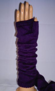 Style Lab Fingerless Gloves Color Purple New with Tags One Size NWT
