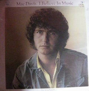 Mac Davis LP Vinyl I Believe in Music PC30926 Columbia