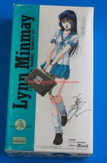 ATH24068 SDF Macross PVC Lynn Minmay 1 6 Figure Kit Blue Version Japan