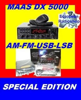 Maas DX 5000 Mobil Radio Am FM SSB Special Edition New