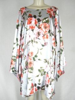 Uncle Frank Floral Print Dress Grey Small $124