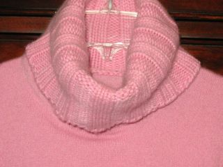 Beautiful Lucien pellat finet Pink 100% Cashmere Sweater  Soft and