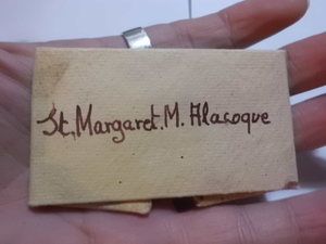 Folded Reliquary St Margaret M Alacoque