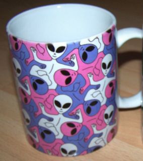 Alien Zen Coffee Mug Inspired by M C Escher