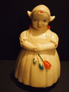 Vintage Ludowici Celadon Dutch Girl Cookie Jar