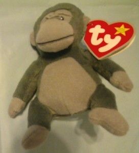 McDonalds Ty 2009 Teenie Beanie Baby Pops Gorilla 30 Years of