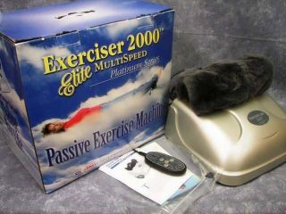 Clark Elite 2000 Passive Exercise Machine Multispeed Chi Leg Swing