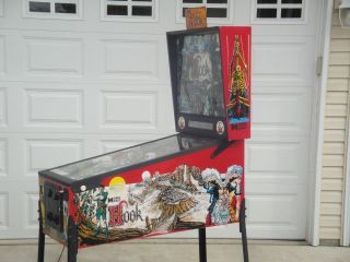 Hook Pinball Machine Home Use Only