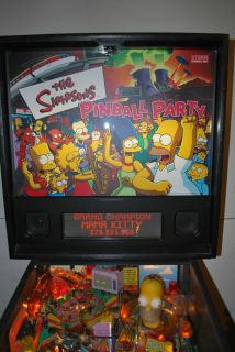 Simpsons Pinball Party Machine Private in Home Use Only