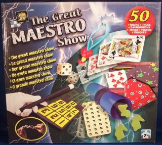 The Great Maestro Show Kit Over 50 Tricks WOW Magic