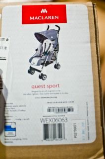 Maclaren Quest Sport WEX06063 Charcoal Silver Stroller