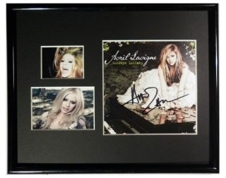 Signed Avril Lavigne Autographed CD Framed