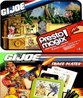 Vintage G I Joe Toys 1987 Presto Magix 1991 Hasbro Trace Plates