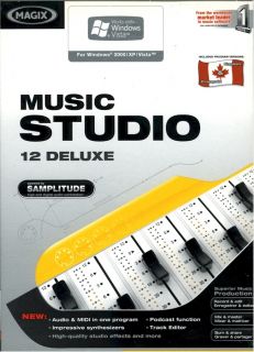 Magix Music Studio 12 Deluxe Audio Editing PC Software