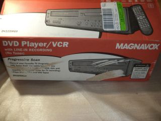 MAGNAVOX DVD PLAYER COMBO AND VCR HIFI VHS VIDEO CASSETTE PLAYER