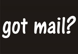 Got Mail Post Office Funny Adult Messanger Delivery Stamps Humor Cool