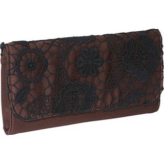 Magid Lace Overlay Clutch 4 Colors