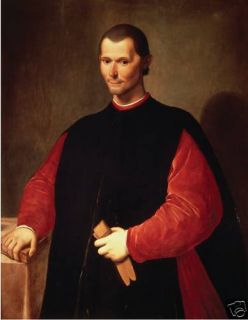 Portrait of Niccolo Machiavelli by Santi Di Tito Canvas