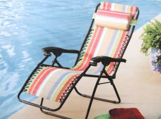Mainstays Lounge Bungee Chair Multi Stripe New