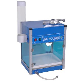Commercial Snow Cone Machine Ice Shaver Sno Icee Maker w Cup Dispenser