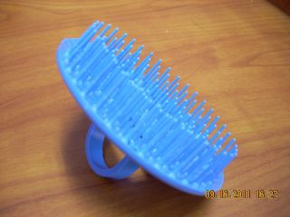 Mens Original Hair Scalp Massage Shampoo Brush 2 Blue Brushes