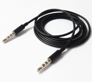 1m 3 5mm 4 pole Male Audio Plug Car aux Cable Headphone for apple