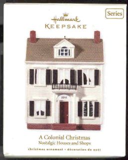 2010 Hallmark A Colonial Christmas Nostalgic Houses 27