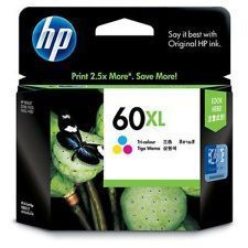 HP Genuine New 60XL Tri Color Ink CC644WN 60 XL Photosmart