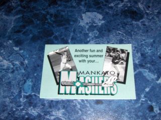 1998 Mankato Mashers Minor League Baseball Schedule