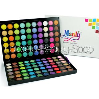 Manly 120 Color Eye Shadow Makeup Palette Wedding Set A
