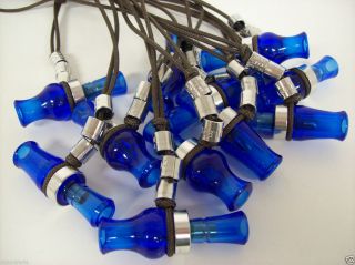 Duck Call, Necklace   Mini & WORKS   Dark BLUE, (Clear)