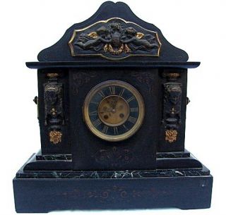 French Mantle Clock Cherubs Best Quality