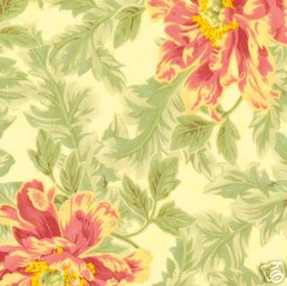Moda Poetry Ecru Large Floral Quilt Fabric 35000 13