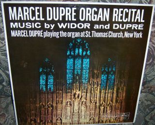Marcel Dupre Organ Recital St Thomas Church New York Mercury Record