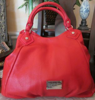 538 MARC BY MARC JACOBS CLASSIC Q LARGE FRANCESCA FRAN CHERRY RED